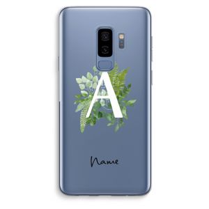 Green Brush: Samsung Galaxy S9 Plus Transparant Hoesje