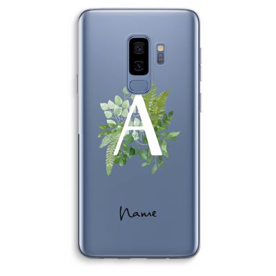 Green Brush: Samsung Galaxy S9 Plus Transparant Hoesje
