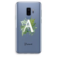Green Brush: Samsung Galaxy S9 Plus Transparant Hoesje