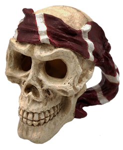 Superfish Skull Red Pirate - Avontuurlijke Aquarium Decoratie en Schuilplaats
