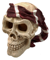 Superfish Skull Red Pirate - Avontuurlijke Aquarium Decoratie en Schuilplaats