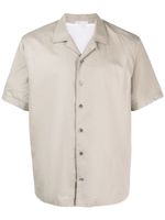 James Perse chemise en popeline à manches courtes - Gris