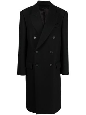 WARDROBE.NYC x Hailey Bieber manteau en laine vierge - Noir
