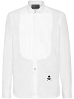 Philipp Plein chemise à logo brodé - Blanc