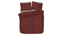 Kayori Shizu dekbedovertrek Katoensatijn rood