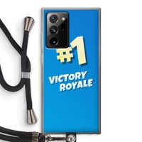 Victory Royale: Samsung Galaxy Note 20 Ultra / Note 20 Ultra 5G Transparant Hoesje met koord