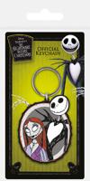 Nightmare Before Christmas: Jack And Sally Rubber Keychain