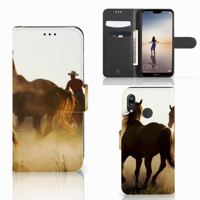 Huawei P20 Lite | Telefoonhoesje | Met pasjeshouder | Design Cowboy
