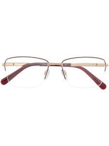 Cazal lunettes de vue à monture carrée - Rouge