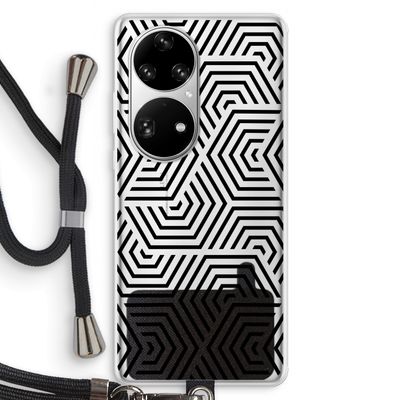 Magic pattern: Huawei P50 Pro Transparant Hoesje met koord