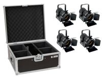 EUROLITE Set 4x LED THA-20PC TRC Theater-Spot bk + Case - thumbnail