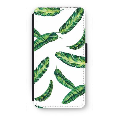 Lange bladeren: iPhone 8 Plus Flip Hoesje