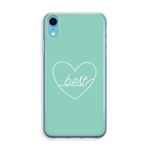 Best heart pastel: iPhone XR Transparant Hoesje