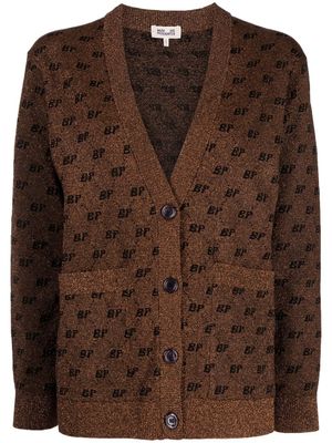 Baum Und Pferdgarten cardigan à logo imprimé - Marron