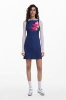 Mini-jurk in denimlook - BLUE - XS