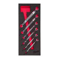 Milwaukee Foam inlay ringsleutelset open | 6-delig - 4932493628