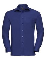Russell Z936 Men`s Long Sleeve Classic Pure Cotton Poplin Shirt