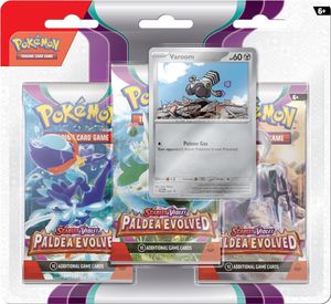 Pokemon TCG Scarlet & Violet Paldea Evolved Booster 3-Pack - Varoom