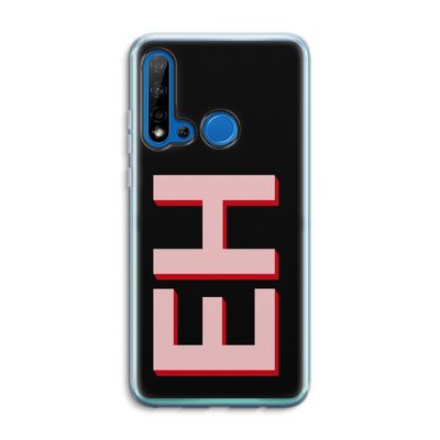 Monogram: Huawei P20 Lite (2019) Transparant Hoesje