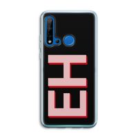 Monogram: Huawei P20 Lite (2019) Transparant Hoesje Monogram: Huawei P20 Lite (2019) Transparant Hoesje