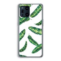 Lange bladeren: Oppo Find X3 Pro Transparant Hoesje