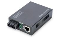 Digitus DN-82021-1 netwerk media converter Intern 1310 nm Single-mode Zwart