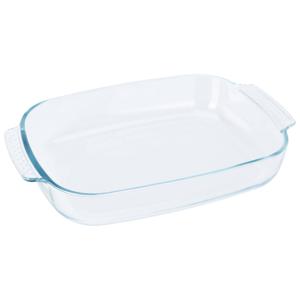 Excellent Houseware Ovenschaal van glas - ovaal - 3.8 Liter - 38 x 25 x 6,5 cm- vaatwasser bestendig - Ovenschalen