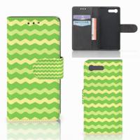 Sony Xperia X Compact | Telefoon Hoesje | Waves Green