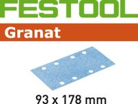 Festool schuurpapier Granat 93x178mm K180 (100st) - thumbnail