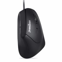 Perixx Vertikal Perimice-515 II Ergonomische muis USB Optisch Zwart 6 Toetsen 1600 dpi Ergonomisch