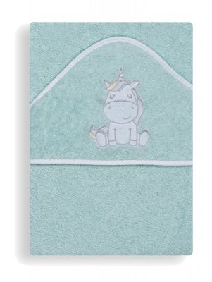 Interbaby badcape Eenhoorn junior 100 cm katoen Interbaby badcape Eenhoorn junior 100 cm katoen