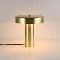 Tafellamp Arcena ottone - E14-fitting - Goud - Mushroomlamp - Paddenstoel - IP20 voor binnen - Metaal