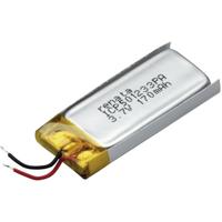 Renata ICP501233PA Speciale oplaadbare batterij Prismatisch Kabel LiPo 3.7 V 175 mAh