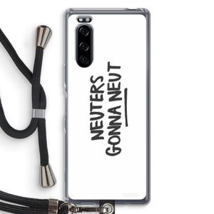 Neuters: Sony Xperia 5 Transparant Hoesje met koord