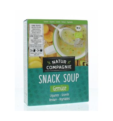 Snack soep groente bio