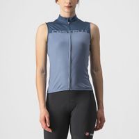 Castelli Velocissima mouwloos fietsshirt blauw dames S - thumbnail