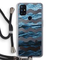 Oceaan: OnePlus Nord N10 5G Transparant Hoesje met koord - thumbnail