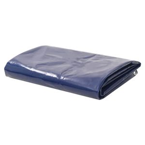 VidaXL Dekzeil 650 g/m² 3x3 m blauw