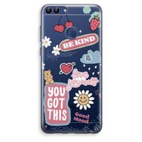Positivity: Huawei P Smart (2018) Transparant Hoesje