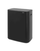 Brabantia bo touch bin 2x30 liter matt black