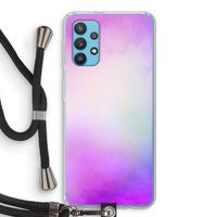 Clouds pastel: Samsung Galaxy A32 4G Transparant Hoesje met koord