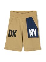 Dkny Kids short de sport à logo imprimé - Vert