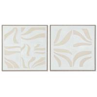 Canvas Home ESPRIT polyestyreen Canvas 83 x 4,5 x 83 cm