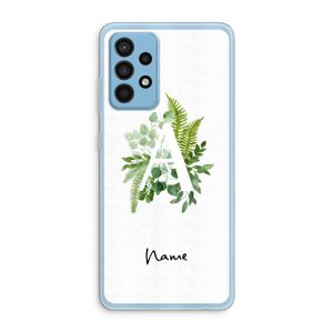 Green Brush: Samsung Galaxy A52 Transparant Hoesje