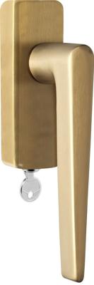 Formani Basics LB21H-DKLOCK-O draaikiepgarnituur afsluitbaar - PVD mat goud