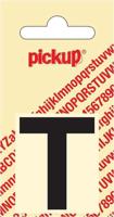 Plakletter Helvetica 40 mm Sticker zwarte letter t Pickup - Pickup
