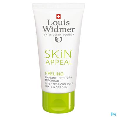 Louis Widmer Skin Appeal Peeling Zonder Parfum Tube 50ml