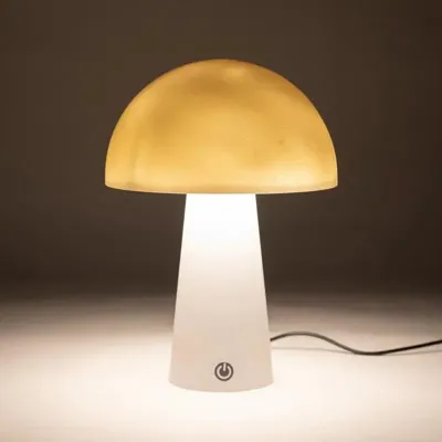 Anna&apos;s Collection draadloze ronde lamp 15 x 21cm, wit