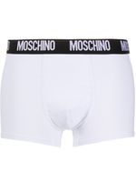 Moschino boxer à logo - Blanc