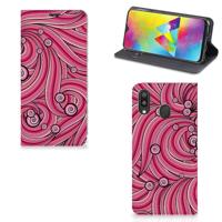 Samsung Galaxy M20 | Bookcase | Swirl Pink